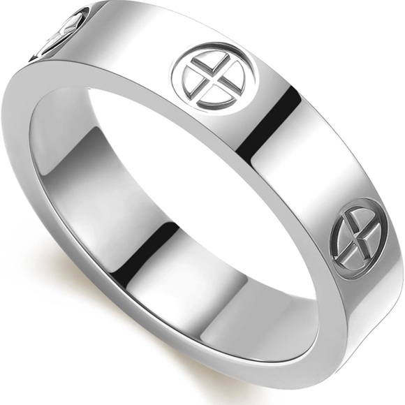 Classic Cross Silver Ring Stainless Steel
Waterproof - Picture 8 of 8